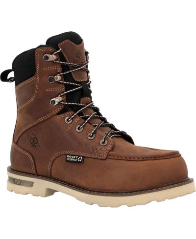 ROCKY Men's Grindstone XTR 8 inch Lace-Up Work Boot