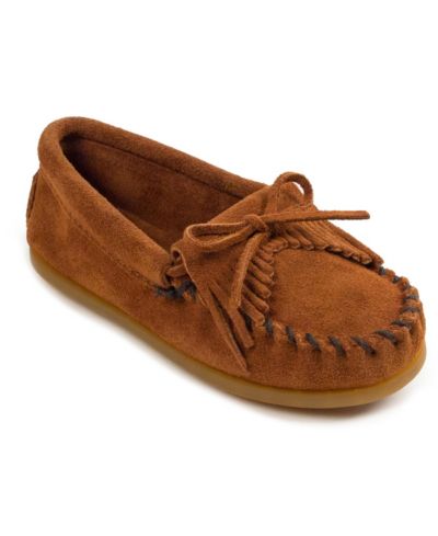 Детские замшевые мокасины Minnetonka Kilty
