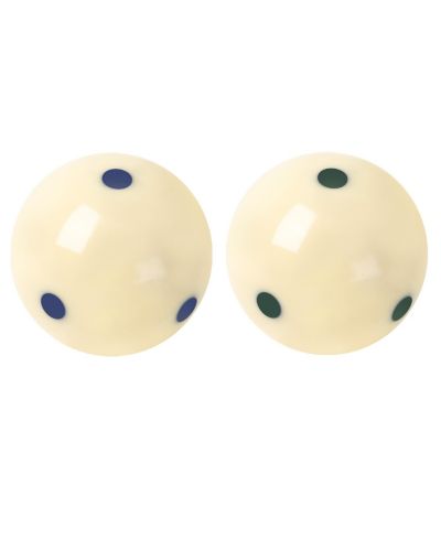GSE Games & Sports Expert тренировочный шар для бильярда 2 1/4-Inch 6 Blue Dot & 6 Green Dot