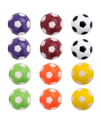 GSE Games & Sports Expert Foosball Table Replacement Balls, 36mm(1.42") Tabletop Soccer Football Pack