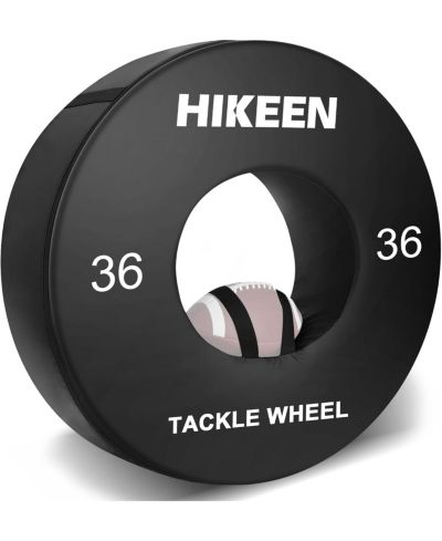 Манекен для футбольных тренировок Hikeen Football Tackle Wheel из мягкой пены с ремнями