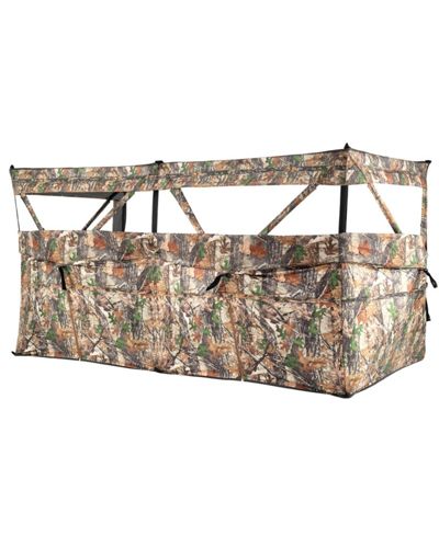 GOUUN See-Through Pop-Up Hunting Blind with Dog Door for 1-3 People