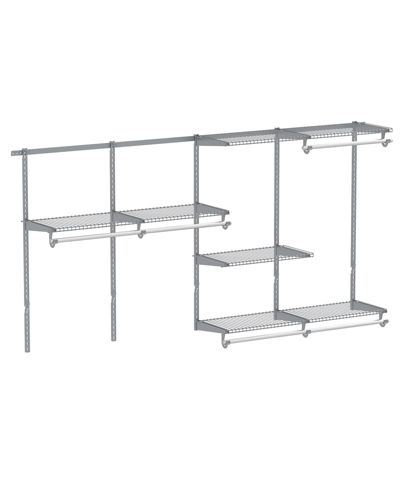 GOUUN Closet with Dual Hanging Sections and Doors
