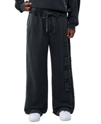 True Religion Men's Applique Big T Baggy Pants