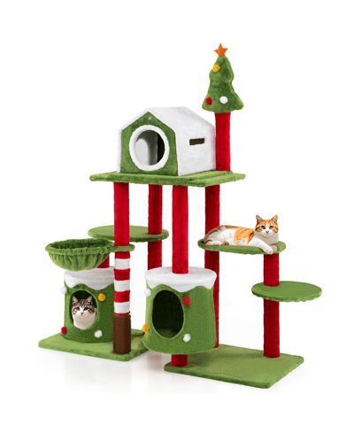 COZITO Cat Tree 58 inch Multi-Level with Condos and Jumping Tower