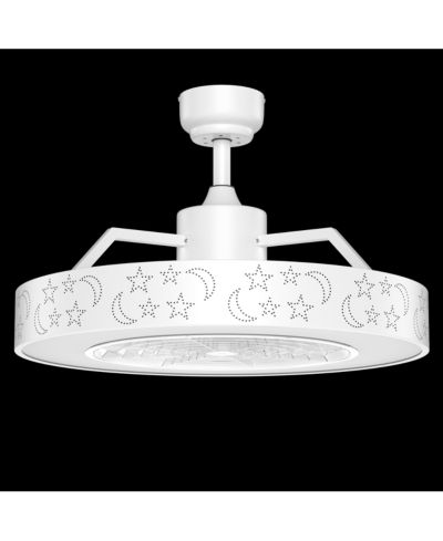 Mecale Потолочный вентилятор 23" с LED светом и звездным абажуром