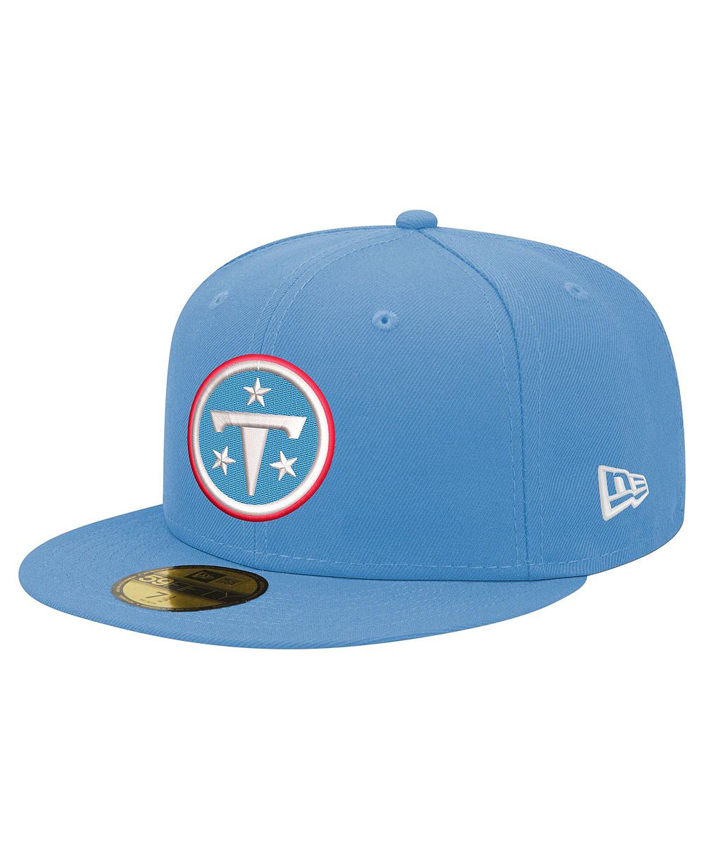 Мужская кепка New Era Tennessee Titans Primary Logo 59FIFTY Fitted Light Blue