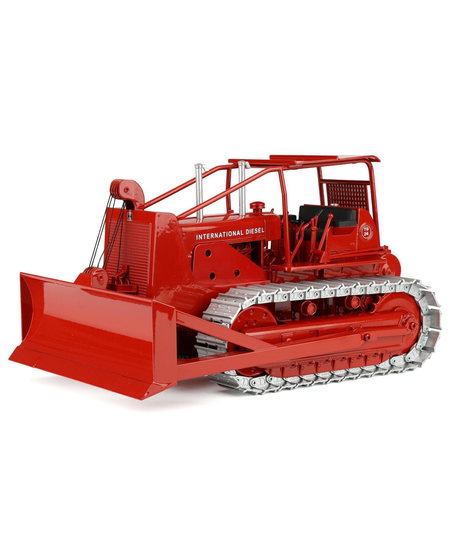 Коллекционная игрушечная техника Spec Cast 1:25 Scale Classic Series International Td 24 Crawler с ROPS