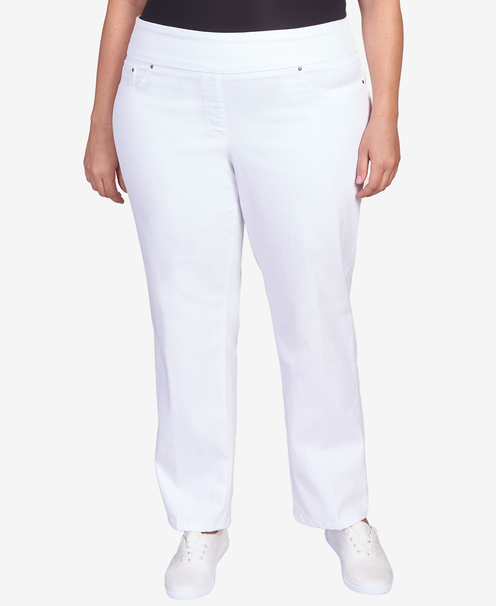 Джинсы RUBY RD. Plus Size Mid-Rise Pull-On