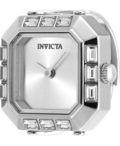 Женские мини-часы Invicta 49580 Mini Quartz 2 Hand Dial Ring Watch