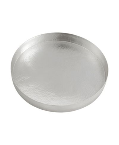 Круглый сервировочный поднос Godinger Temari Hammered, 13"