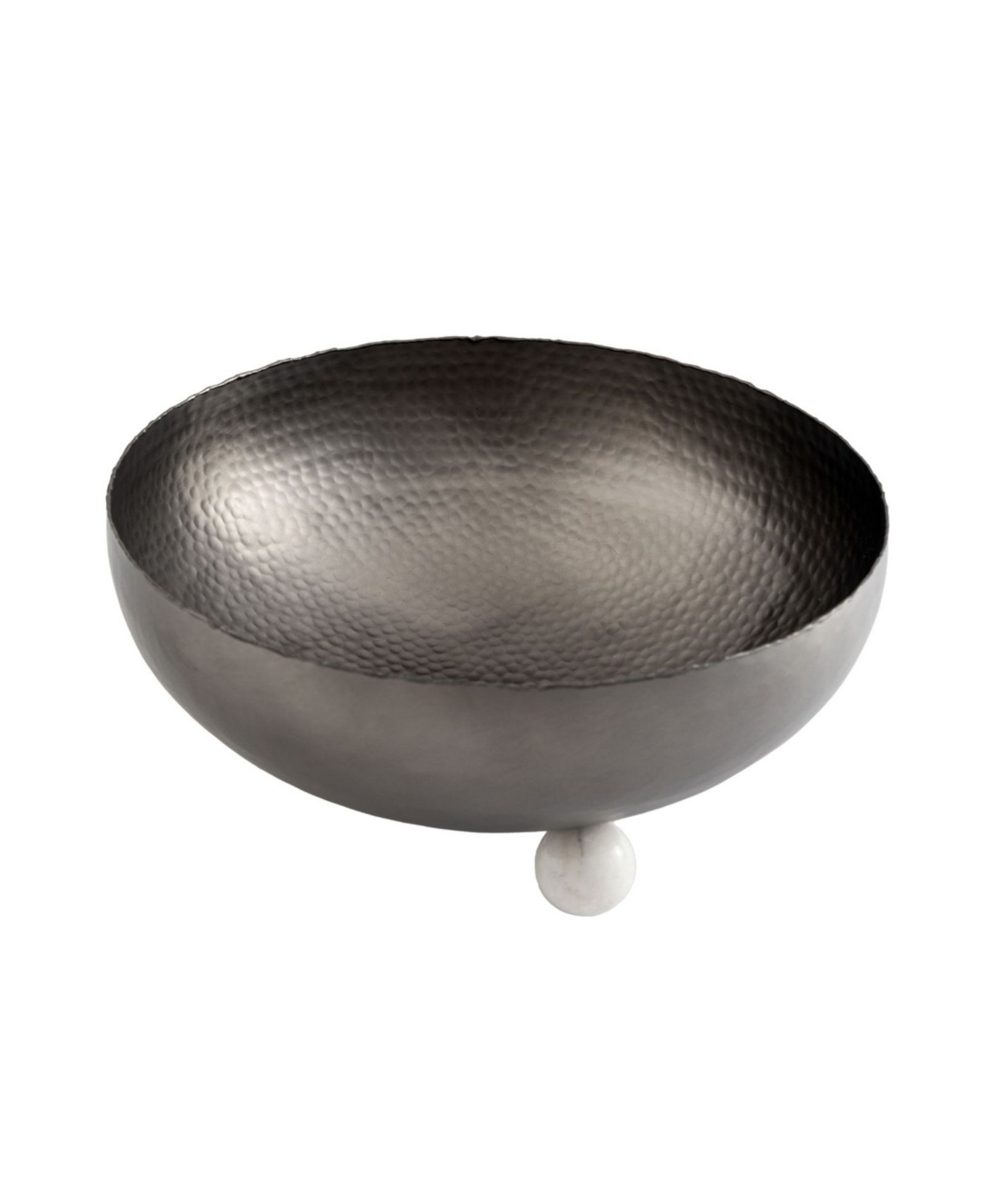 Салатница Godinger Temari Hammered Gunmetal Footed 9"
