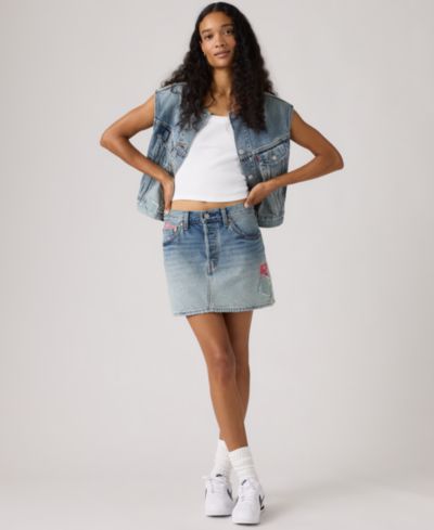Levi's Premium Женская джинсовая юбка Icon Cotton