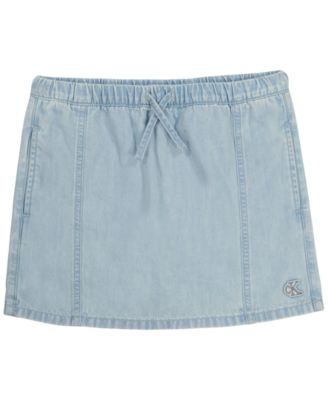 Детские джинсовые шорты Calvin Klein Girls' 7-16 Denim Skorts