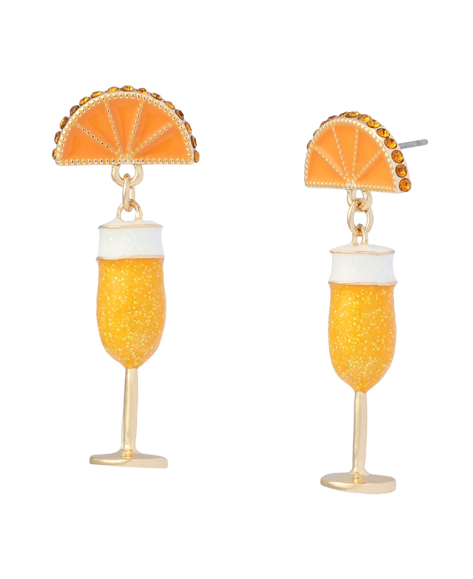 Betsey Johnson серьги-подвески Faux Stone Girl Dinner Mimosa