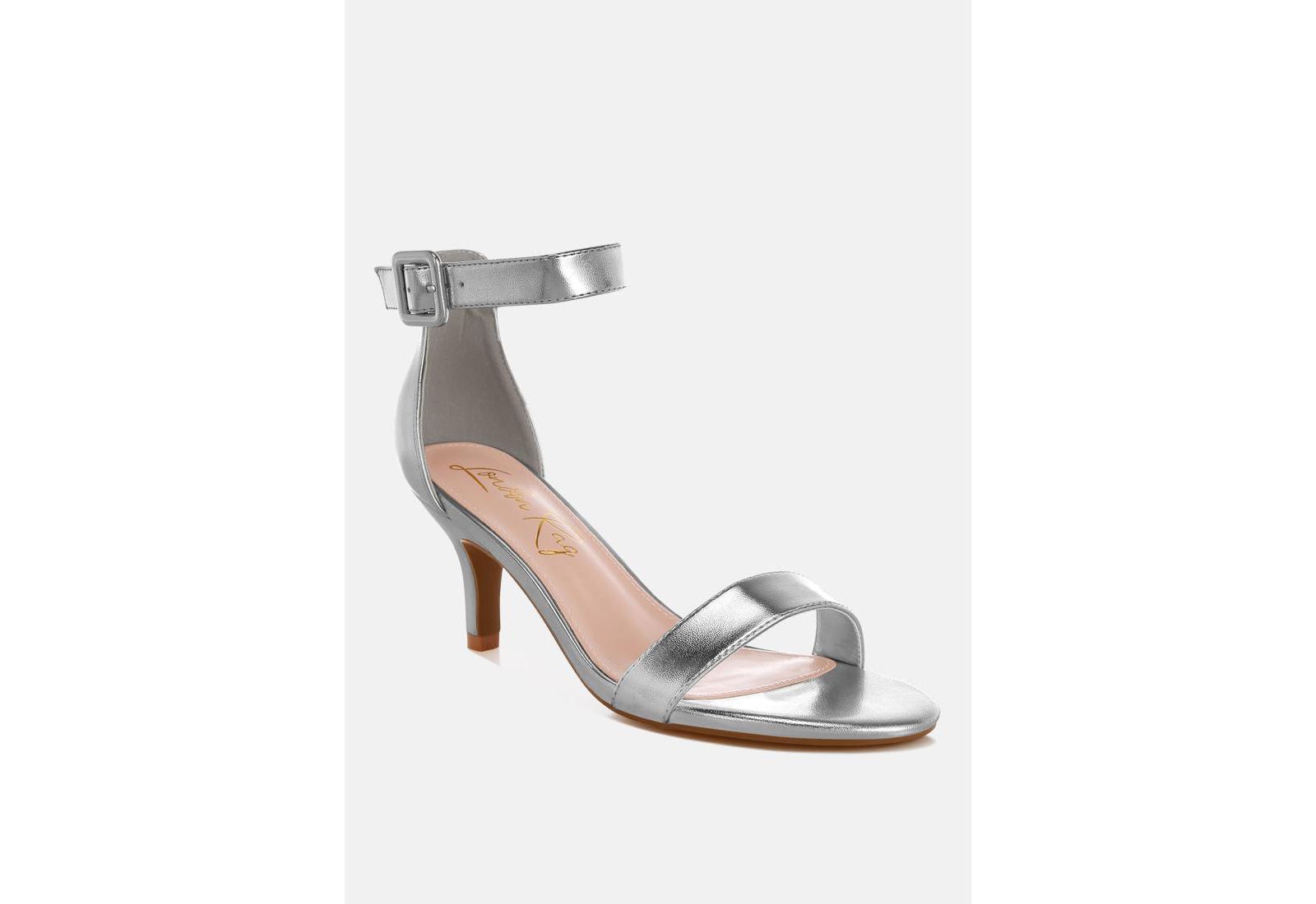 Женские сандалии London Rag Yuti Glossy Kitten Heel