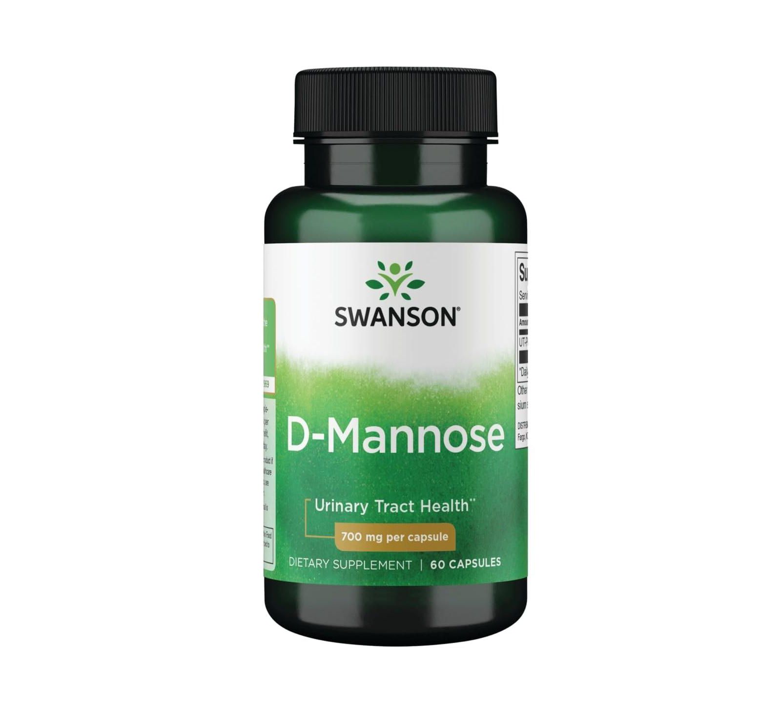 Swanson DMannose 700 мг, 60 капсул