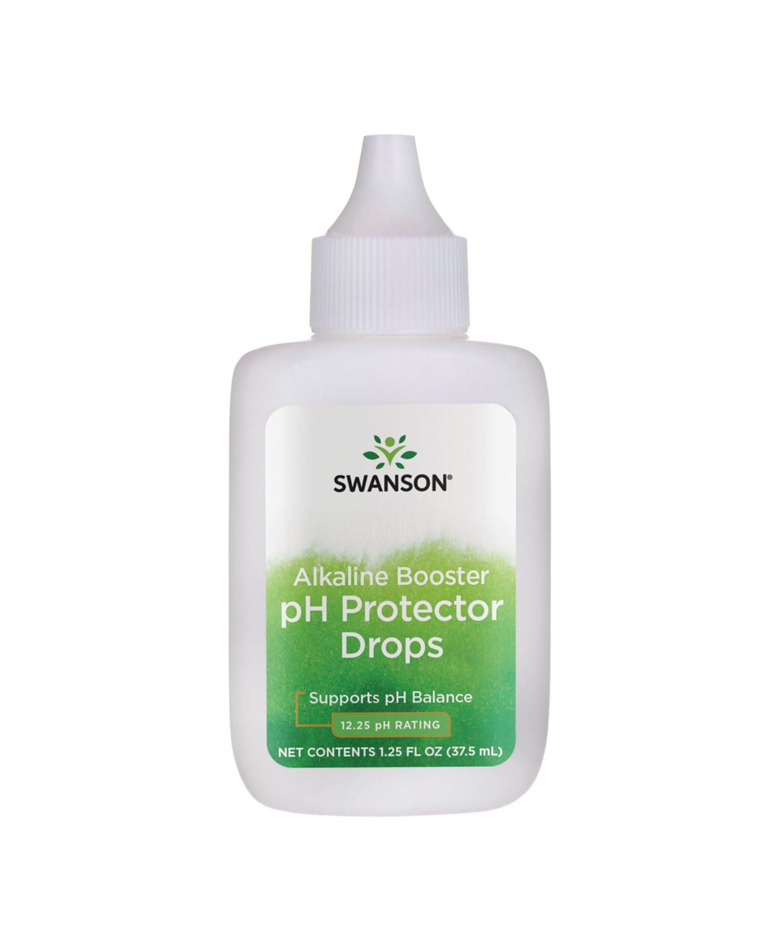 Добавка Swanson Alkaline Booster pH Protector Drops, 12.25 pH Rating, 1.25 Fl Oz