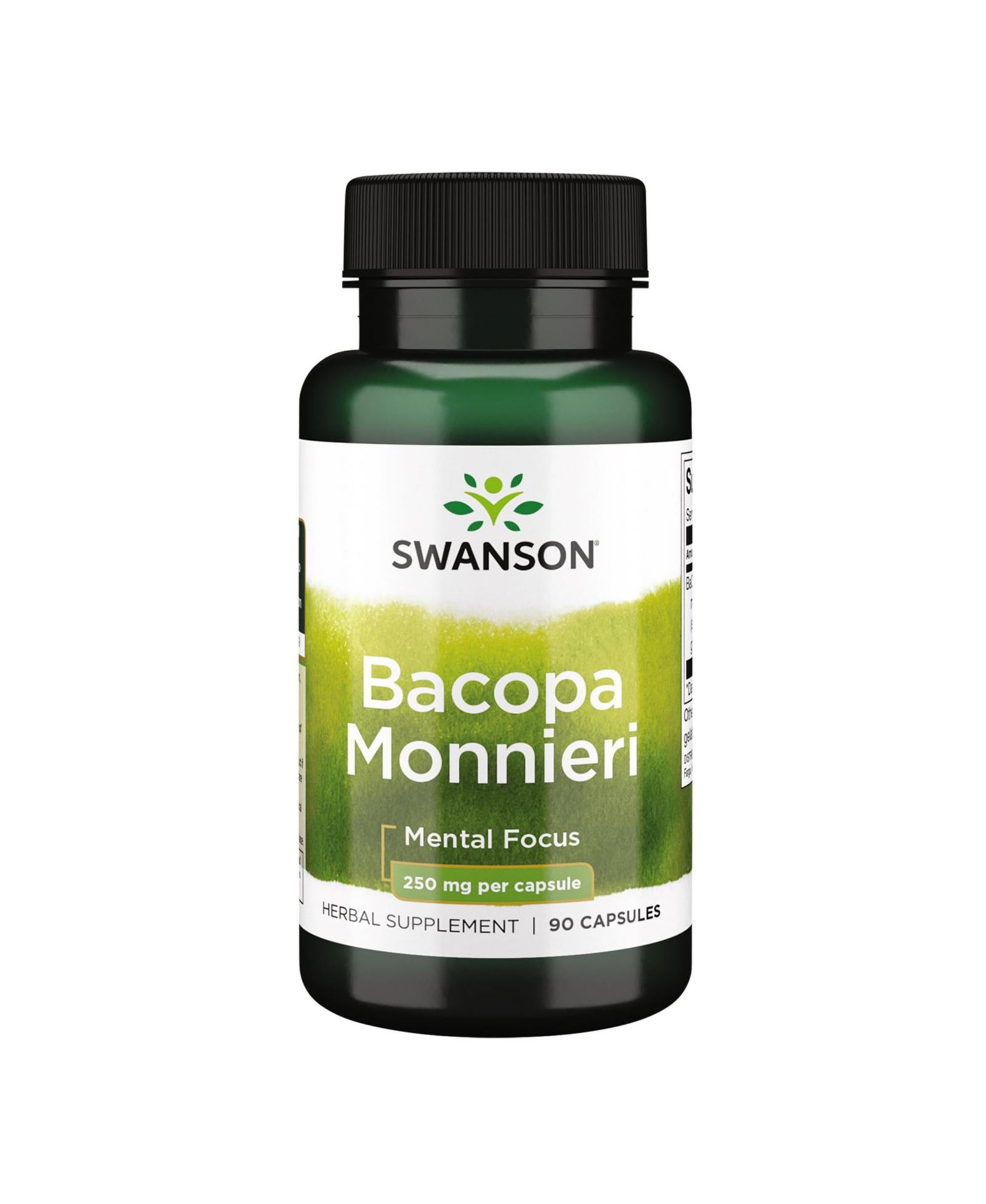 Экстракт Bacopa Monnieri Swanson Bacognize, 250 Milligrams, 90 капсул