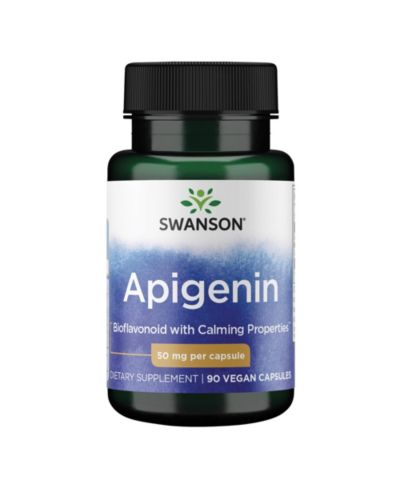 Биодобавка Swanson Apigenin, капсулы 50mg (90 шт.) для сна и снятия стресса