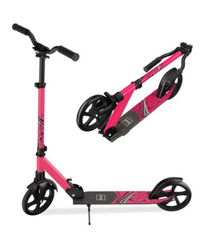 Best Choice Products Height Adjustable Folding Kick Scooter with Kickstand, 220 lbs. Capacity, Ages 8+