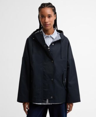 Barbour Женская куртка Kingswood с капюшоном, водонепроницаемая