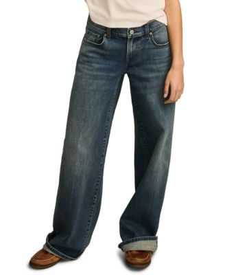 Lucky Brand Women's Sweet Mid Rise Wide-Leg Jeans