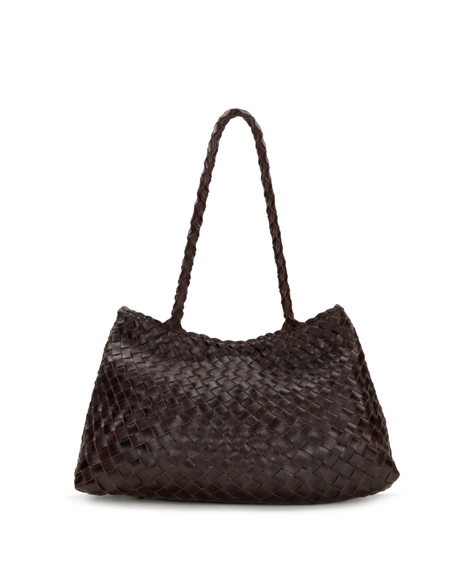Patricia Nash Cheri Large Woven Leather Satchel Bag