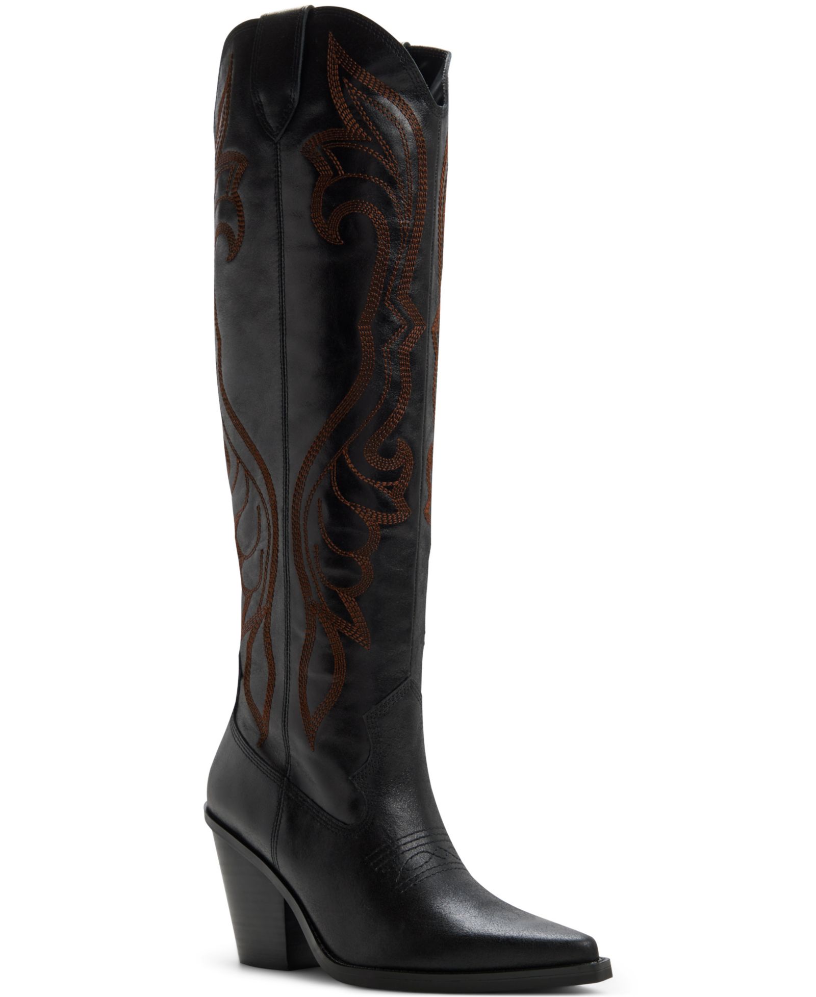 ALDO Women's Revolve Western Block Heel Knee-High Boots