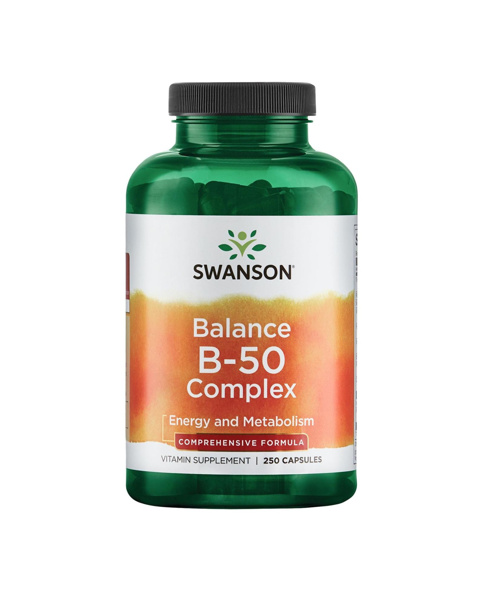 Swanson B50 BComplex  HighPotency B Vitamin Complex for Immune, Heart, and Nervous System Support  250 Capsules