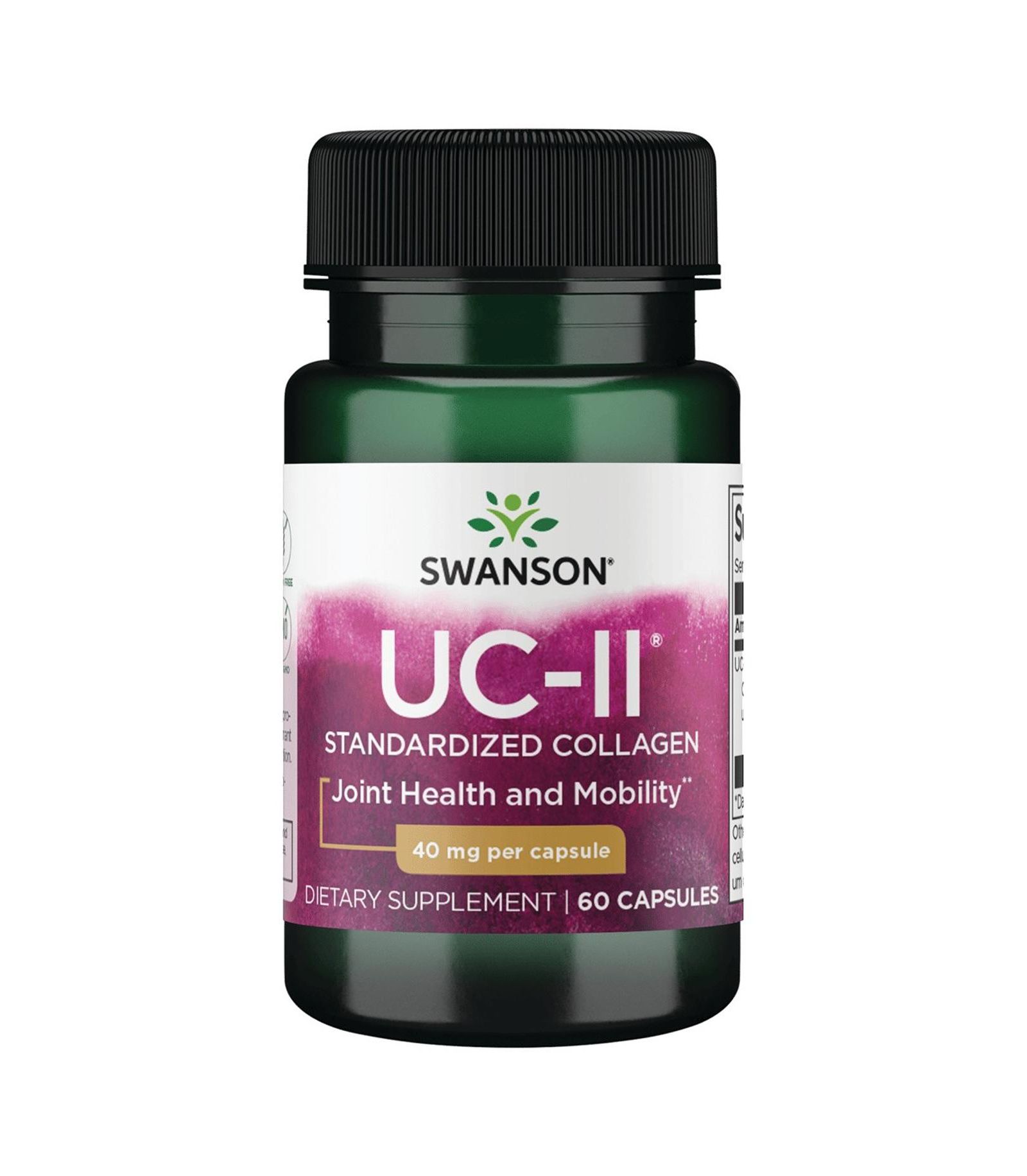 Swanson UcII Standardized Collagen 40 Milligrams 60 Capsules
