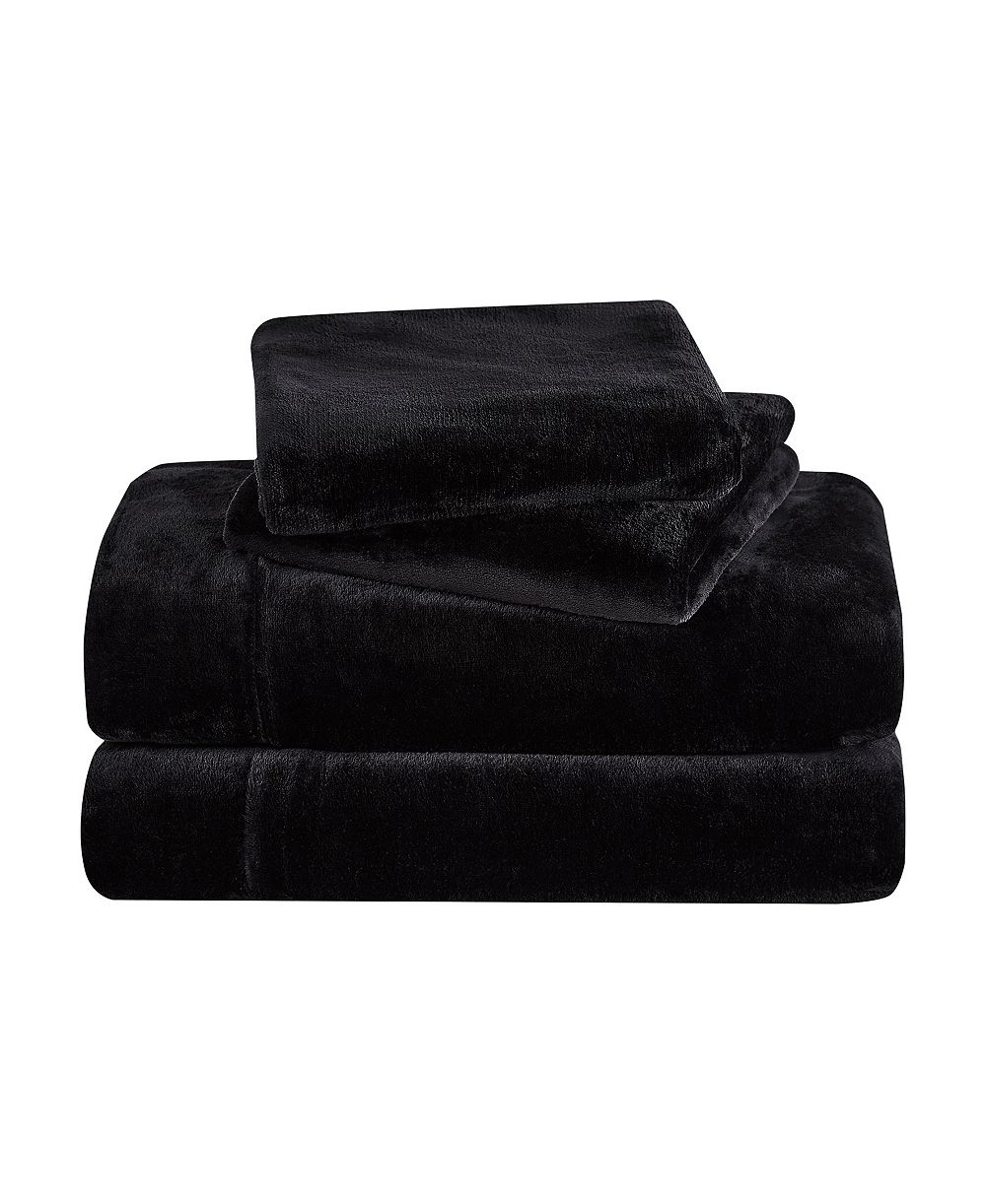 Комплект из 4 предметов Sweet Home Collection ультрамягкий микроплюш однотонный флис, King