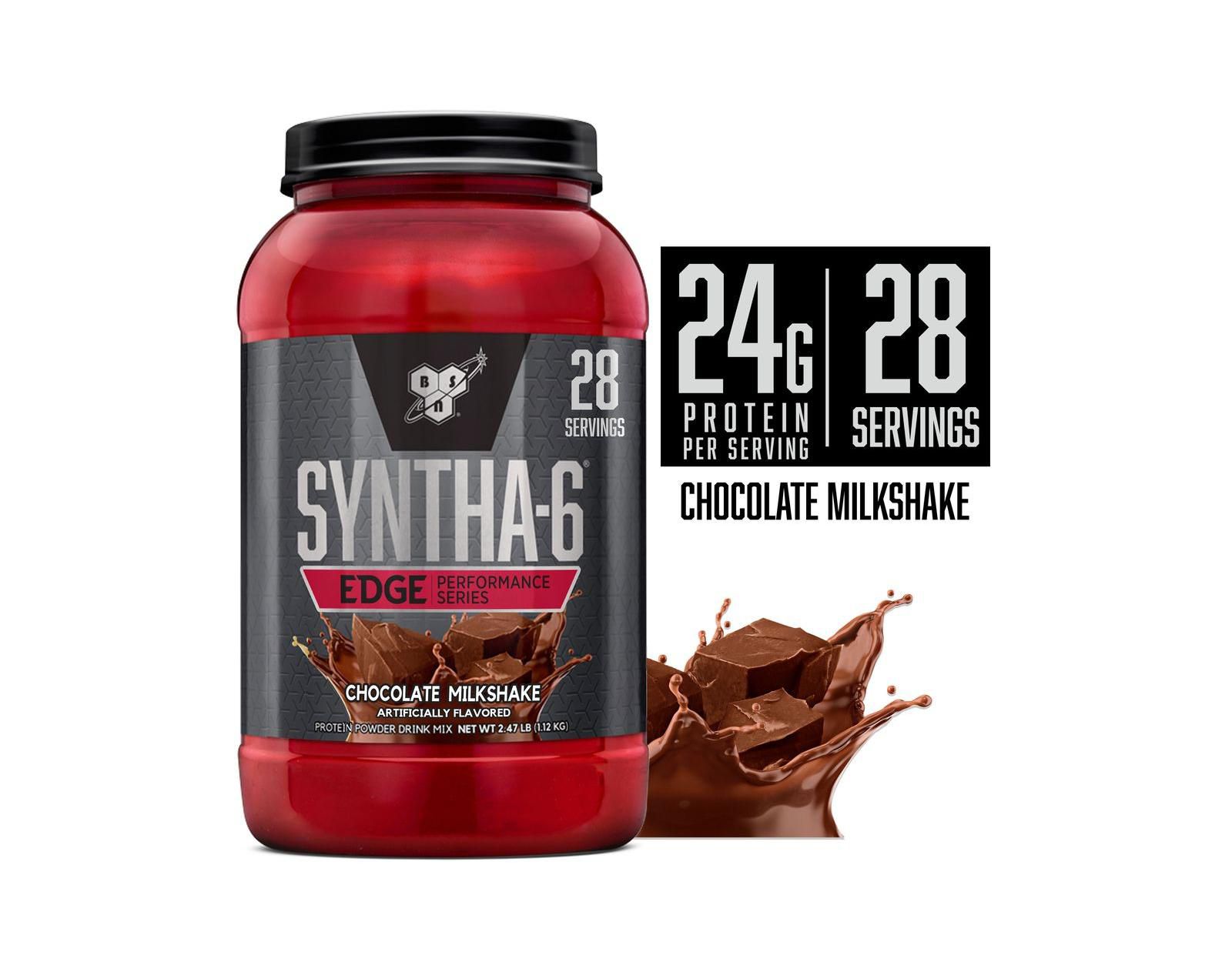 Протеиновый порошок BSN SYNTHA-6 Edge, Chocolate Milkshake, 28 порций