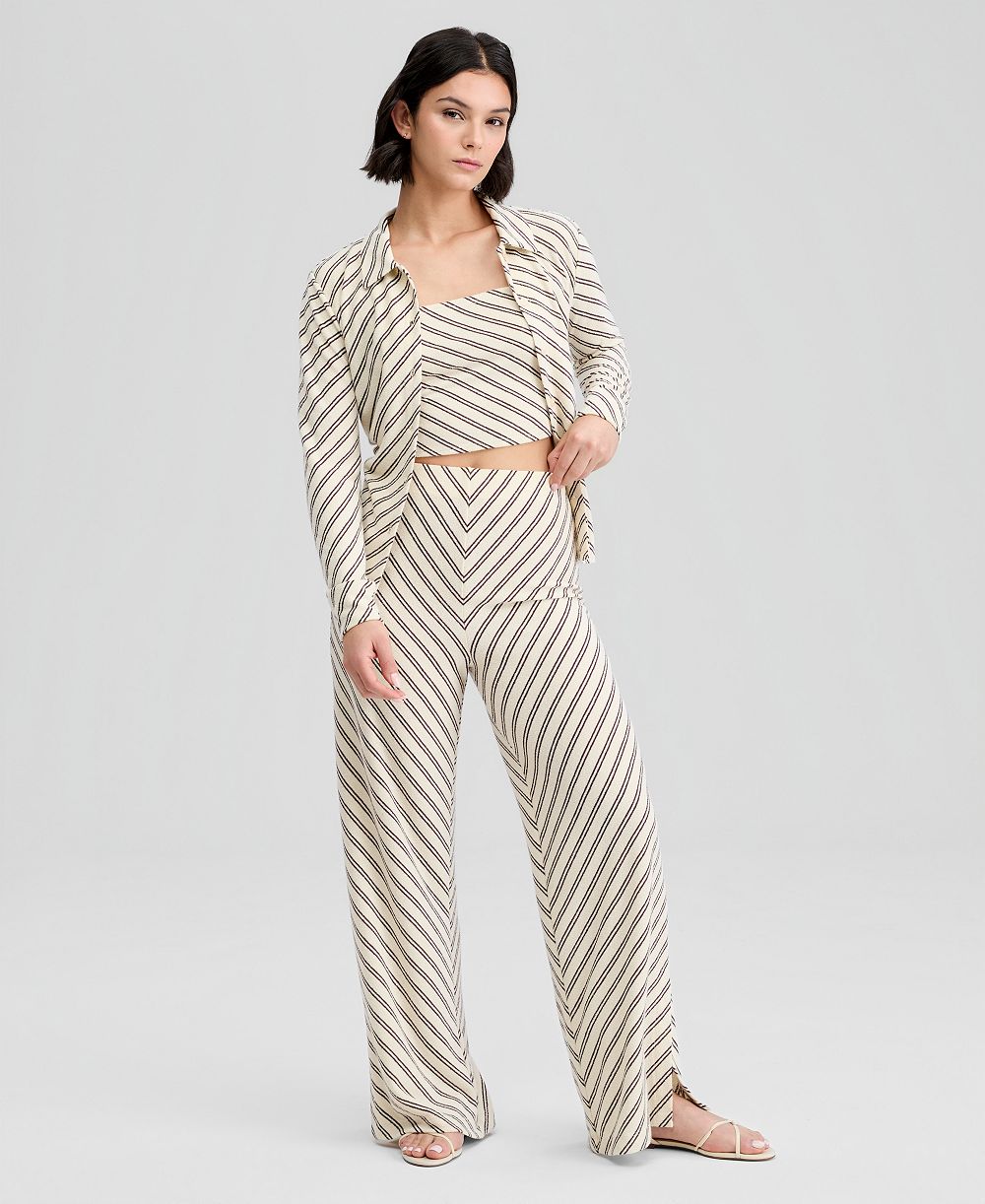 Брюки клеш And Now This Petite Long Casual Flare