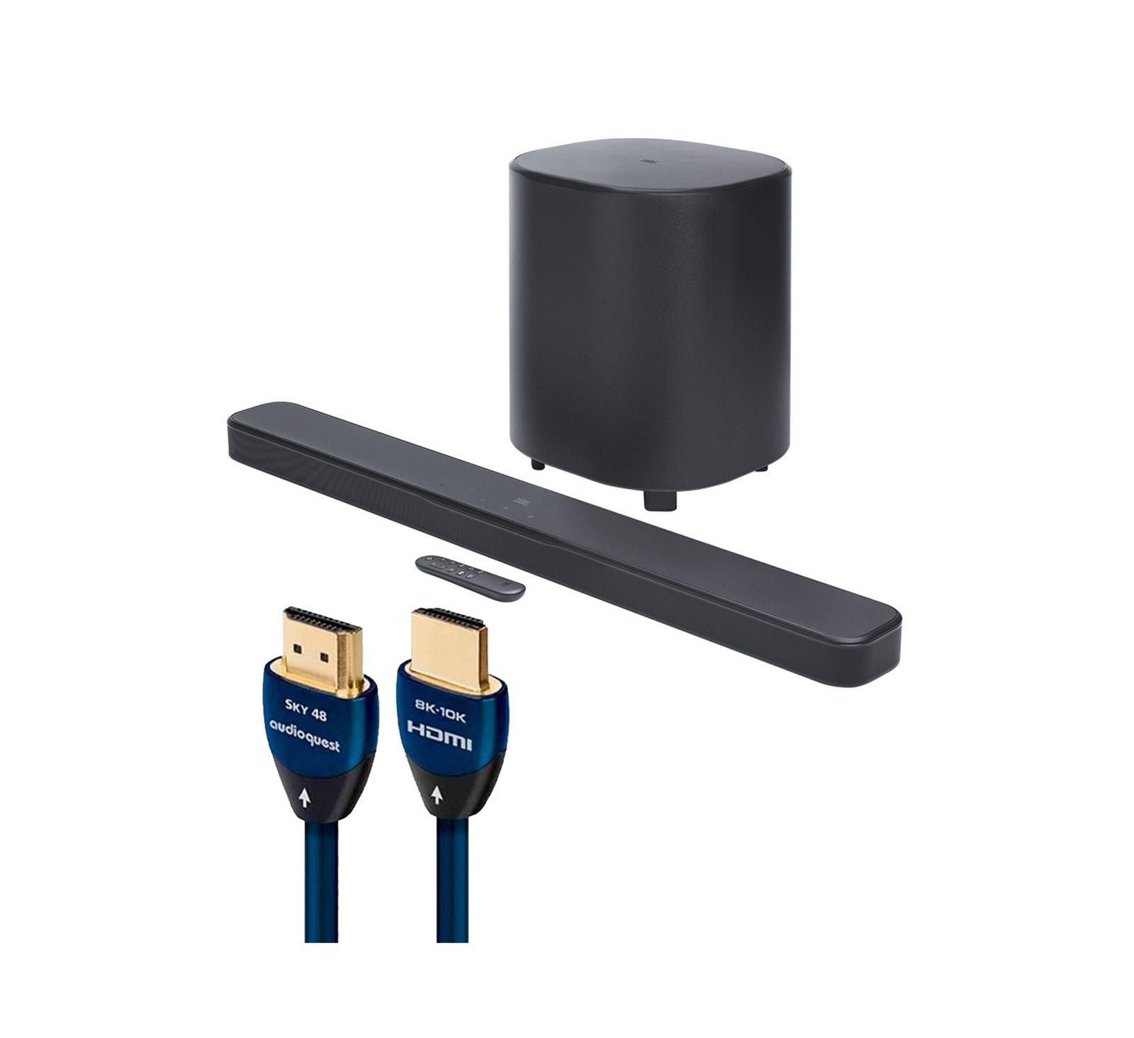 JBL BAR 500 MK2 саундбар 5.1 с кабелем HDMI AudioQuest Sky 3m