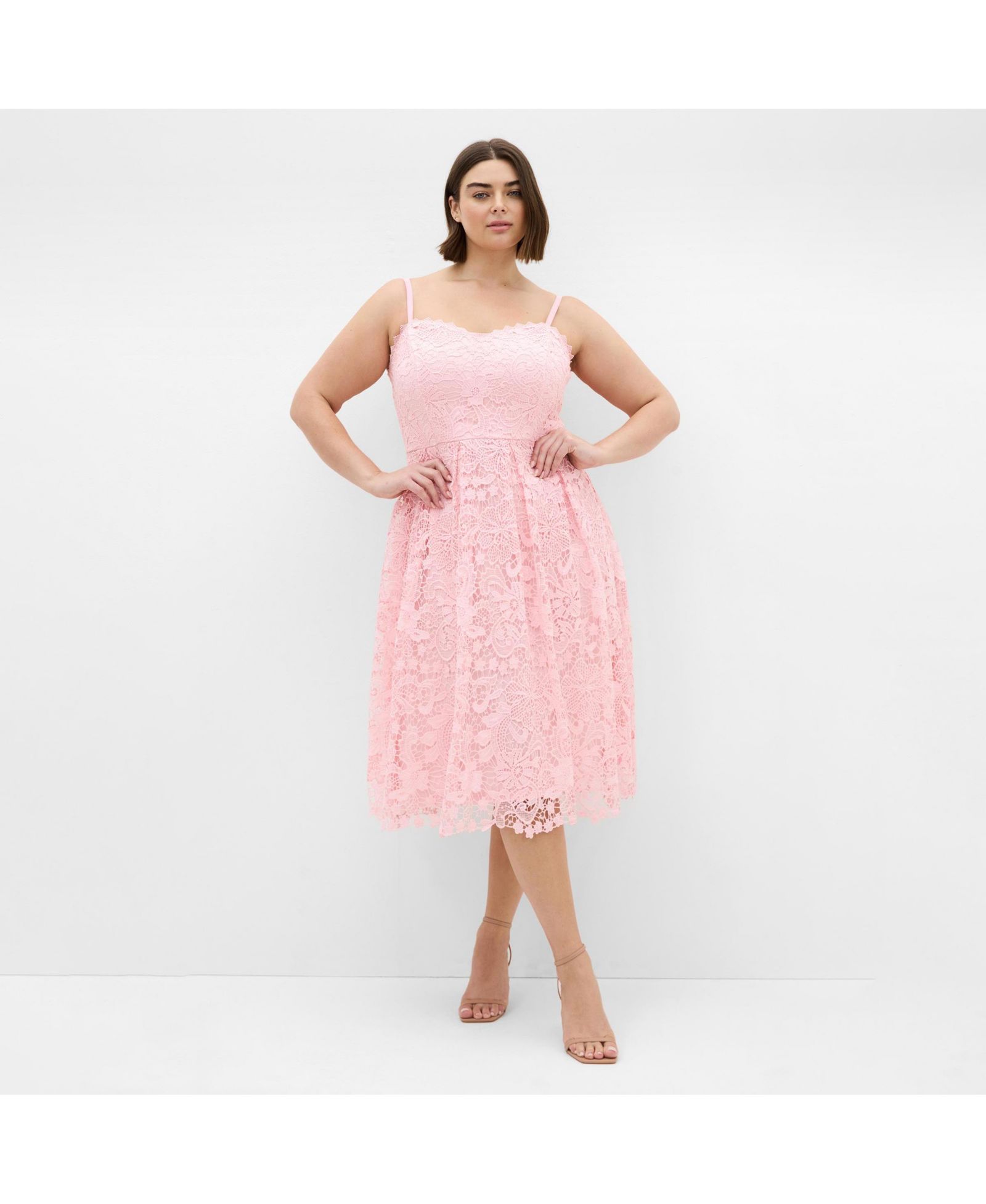 Платье миди CITY CHIC Scarlet Lace Женский
