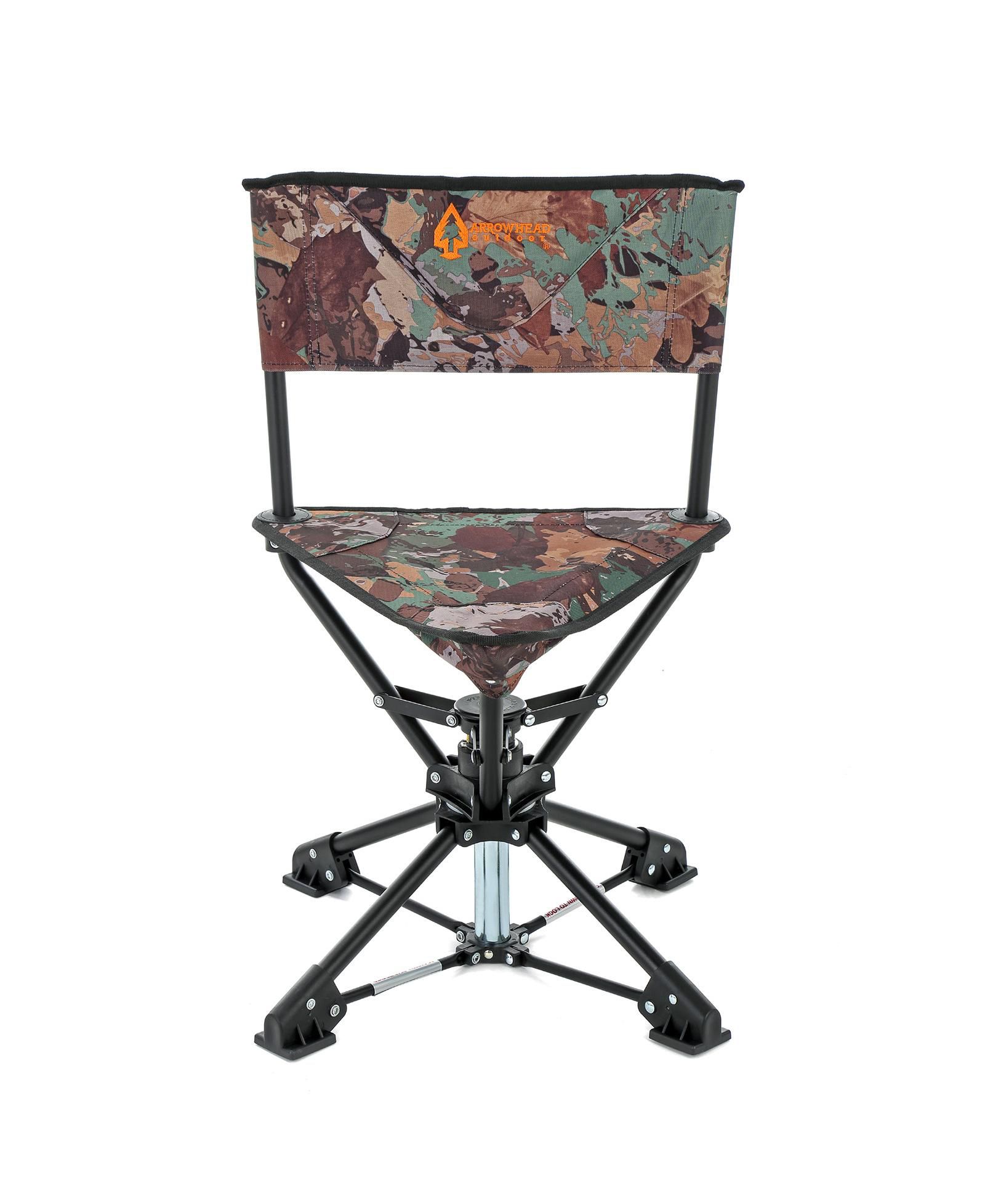 ARROWHEAD OUTDOOR 360degree(s) Degree Compact Swivel Hunting Stool Chair with No-Sink Feet - (2-Pack)