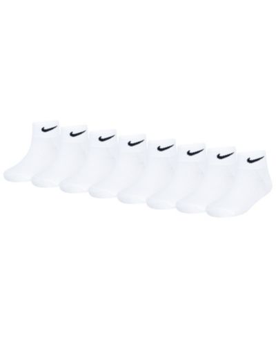Nike Boys' and Girls' 5-7 Ankle Socks, 8-Pack