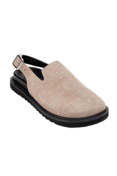 Женские сабо Forever & Always Shoes Our Leather Studded Clogs
