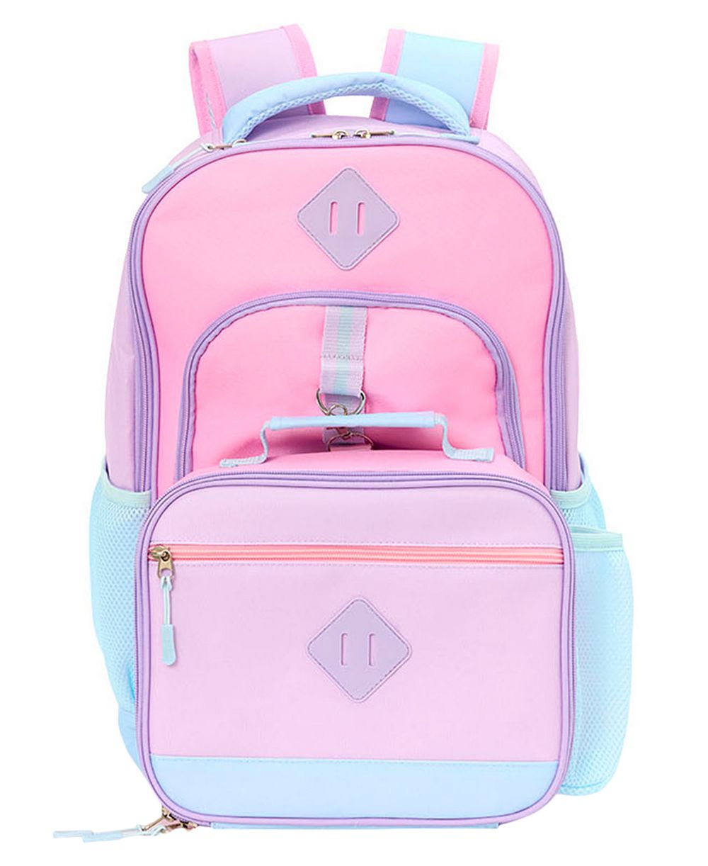 Rainbow Sugar Girls' Backpack and Lunch Box, 2-Piece Set