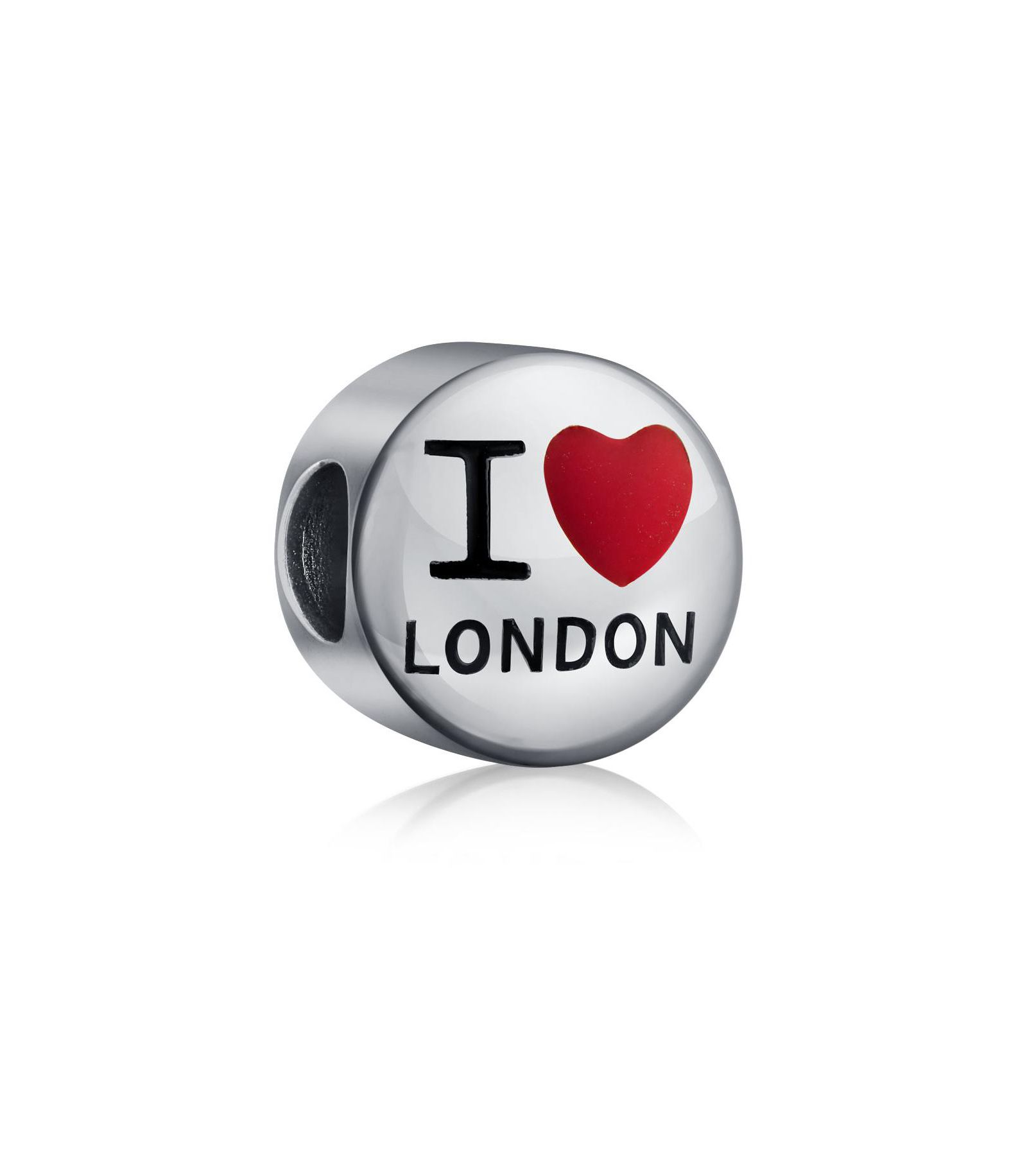 Bling Jewelry Silver I Love London England Charm Bead