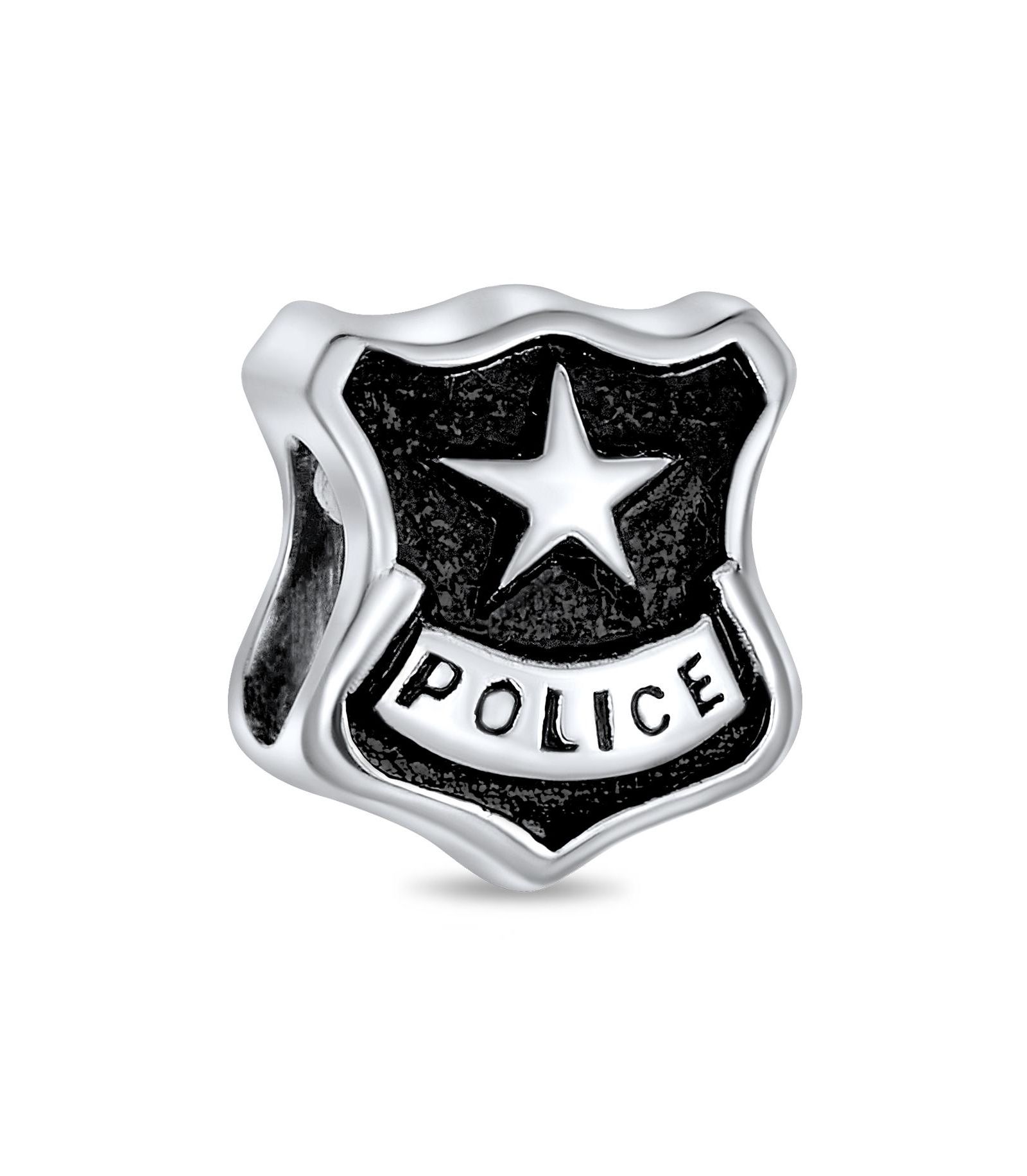 Подвеска Bling Jewelry Serve Protect Officer Shield Badge