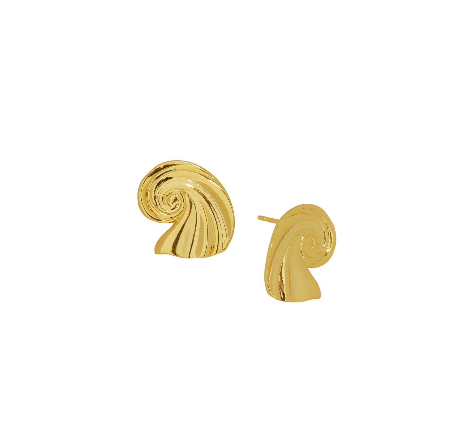 Серьги Ottoman Hands Waterproof Wave Stud