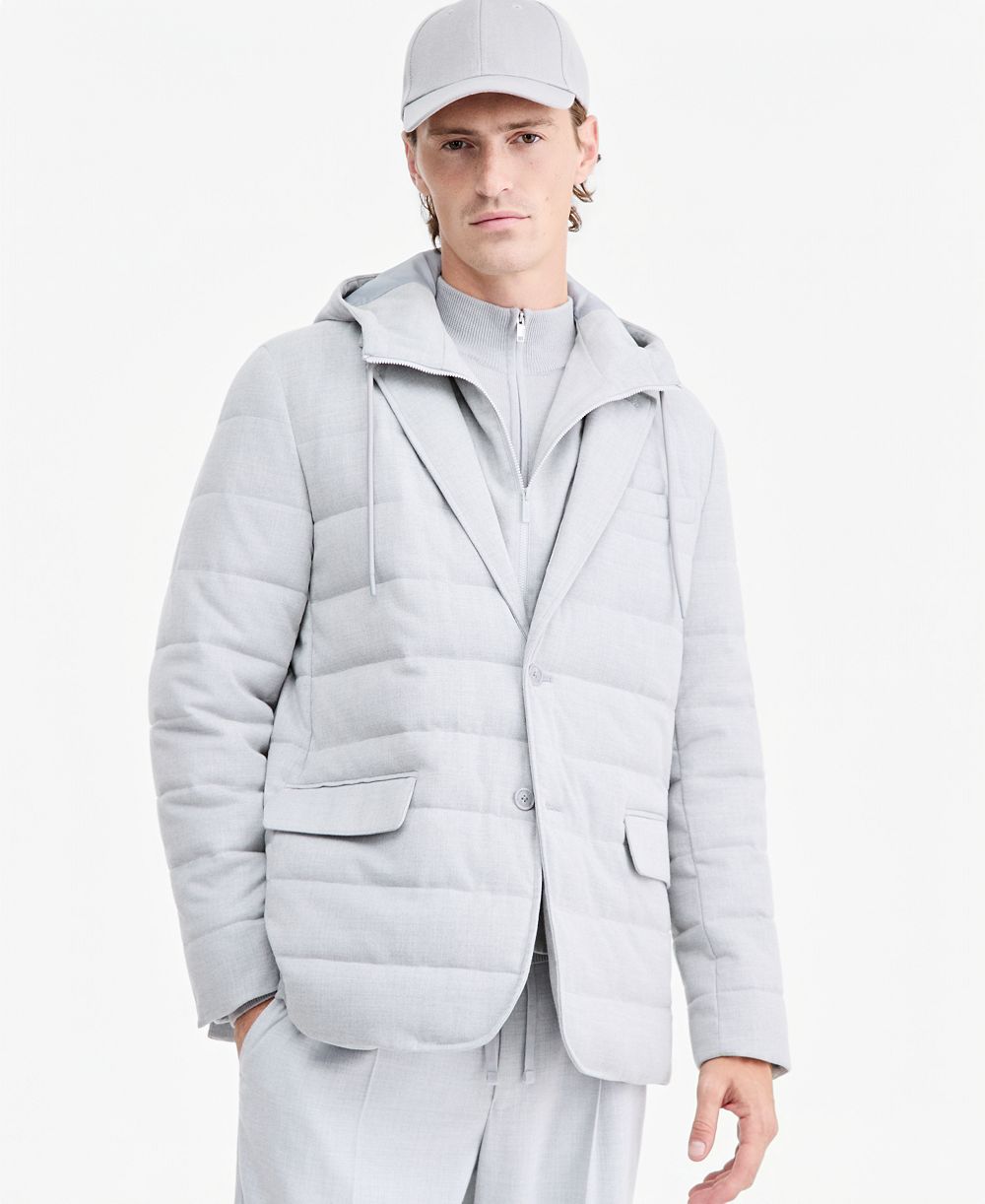 Alfani мужской однобортный стеганый пиджак из технологичной эластичной ткани, эксклюзив Macy's