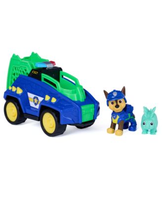 Paw Patrol транспортное средство «Спасательный крейсер Чейза» в дино-тематике с пружинной спасательной когтеточкой