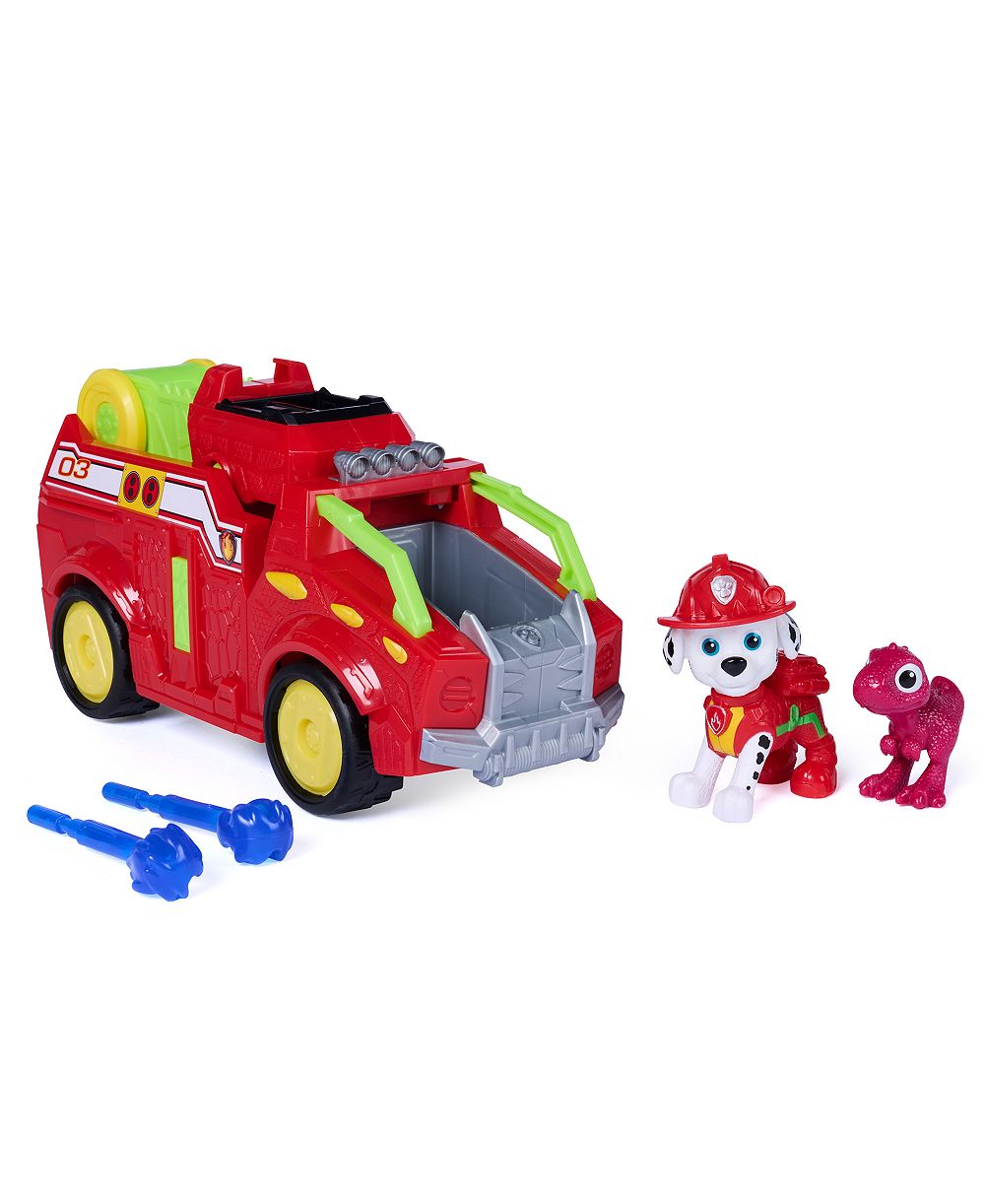 Игрушечная пожарная машина Paw Patrol в динозавриковой тематике