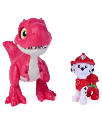 Фигурки PAW Patrol Roaring Pups Pals из фильма Dino Movie, Marshall и Rhubarb, набор из 2 штук, для детей от 3 лет