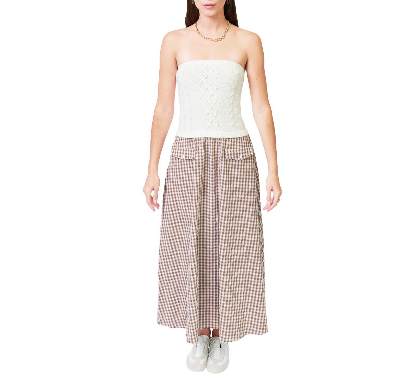 Женское платье Central Park West Laurel Cable Gingham