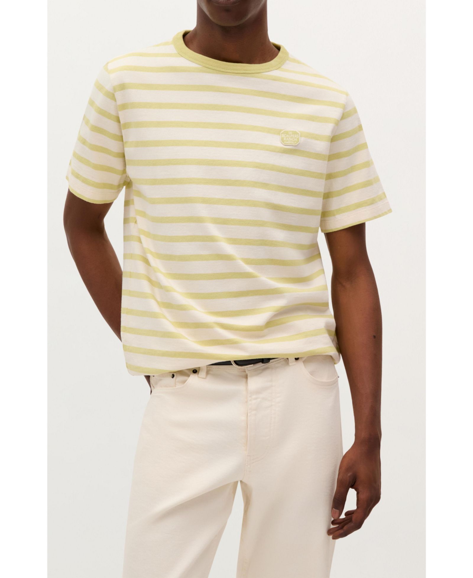 Мужская футболка Scalpers Stripes Patch Tee