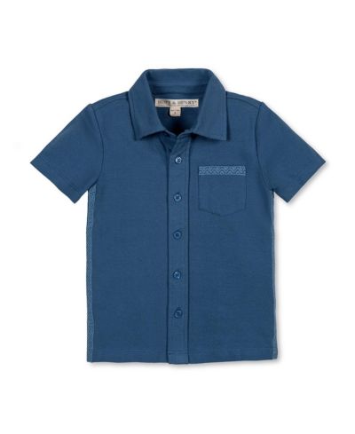 Hope & Henry Toddler Boys Hope and Henry Organic Short Sleeve Jersey Knit Shirt